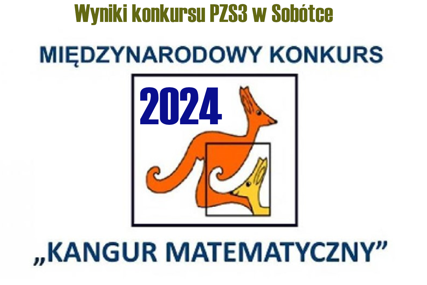 Wyniki konkursu Kangur Matematyczny 2024