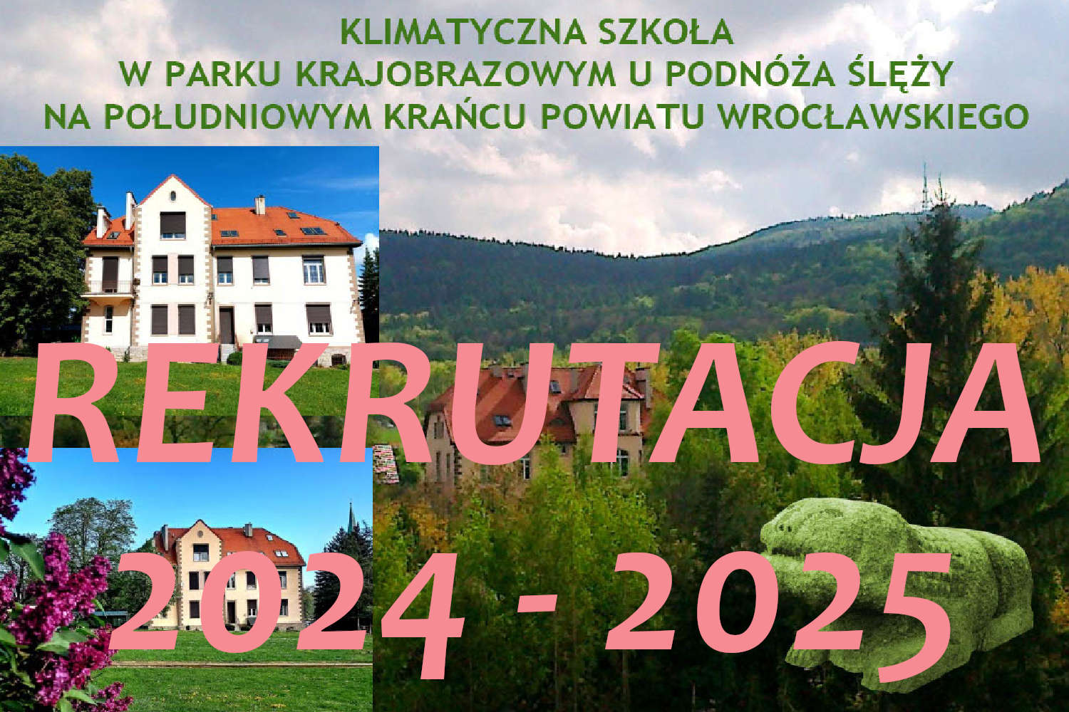 REKRUTACJA 2024 - 2025      WITAMY W NASZEJ SZKOLE
