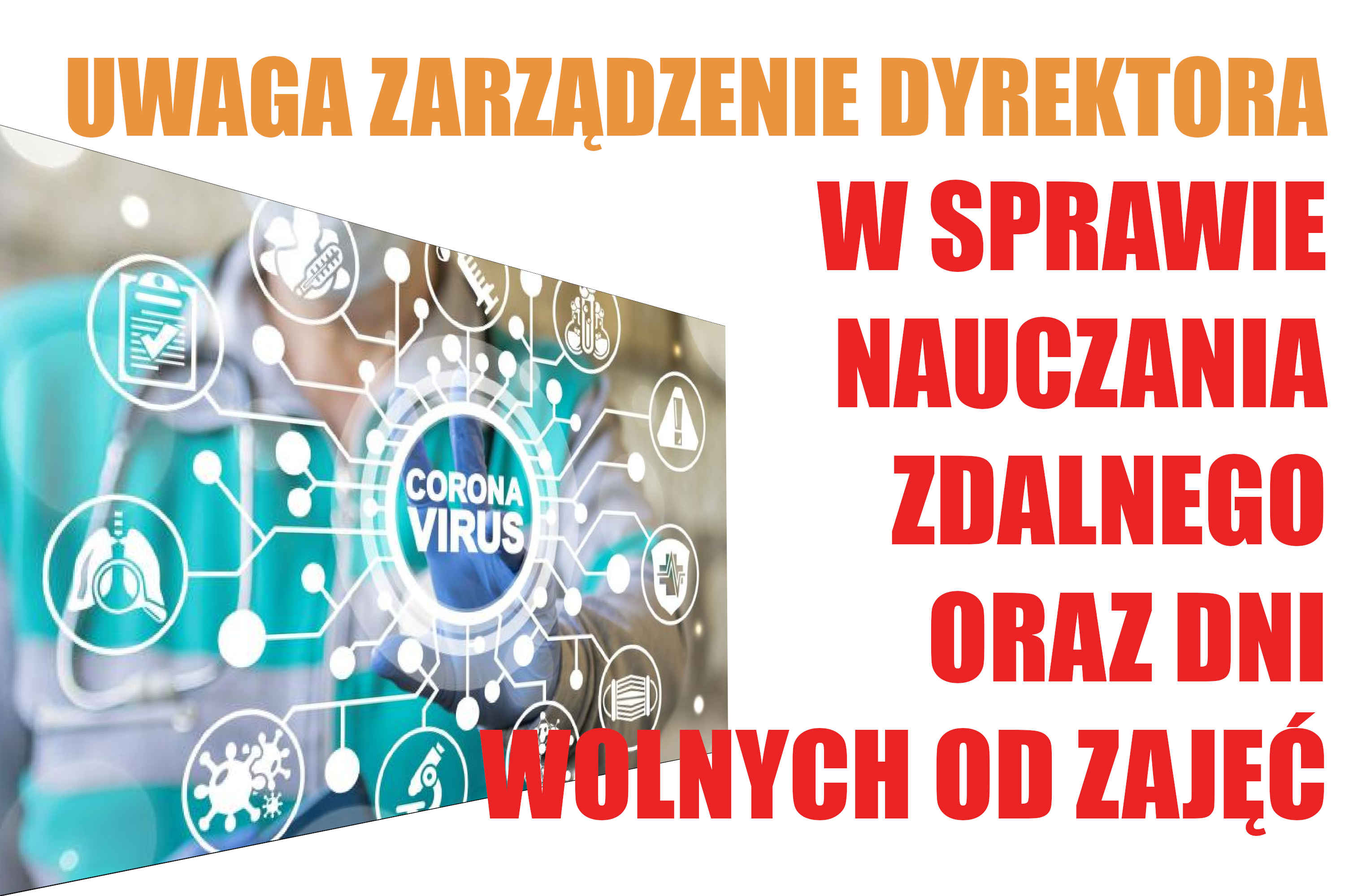 Zarządzenie Dyrektora w sprawie zajęć 